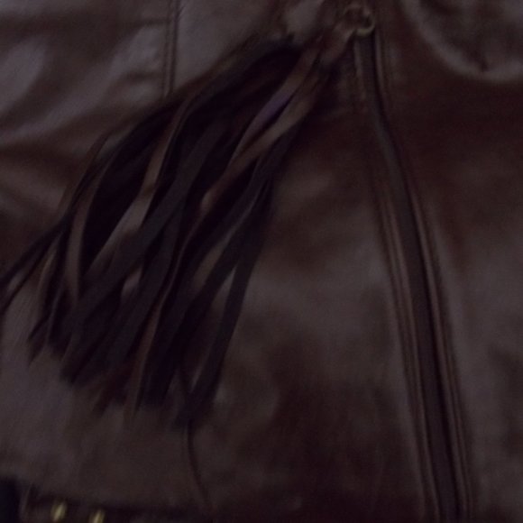 Brown Faux Leather Purse - Picture 2 of 10